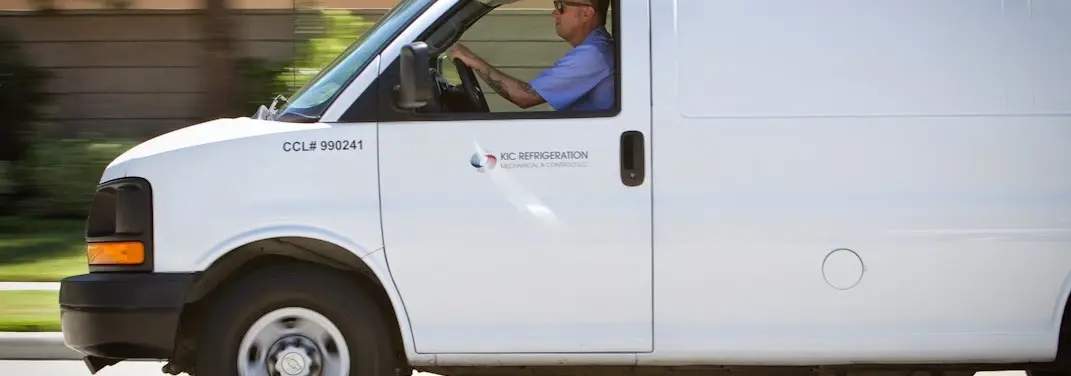 KIC Refrigeration service vehicle serving Central area